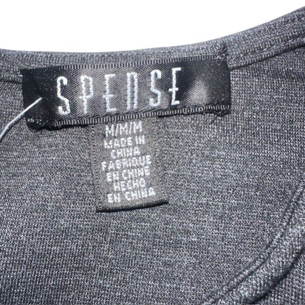 NWT SPENSE Sheath Dress Workwear Career Buttons Charcoal Gray Size Med - Picture 11 of 13